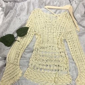 Gorgeous cream net coverup!